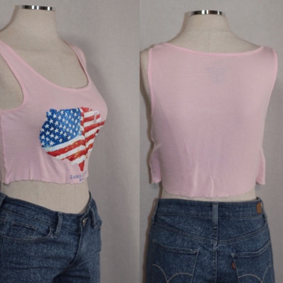 Faded Glory Cotton Crop Top - Picture 8 of 9
